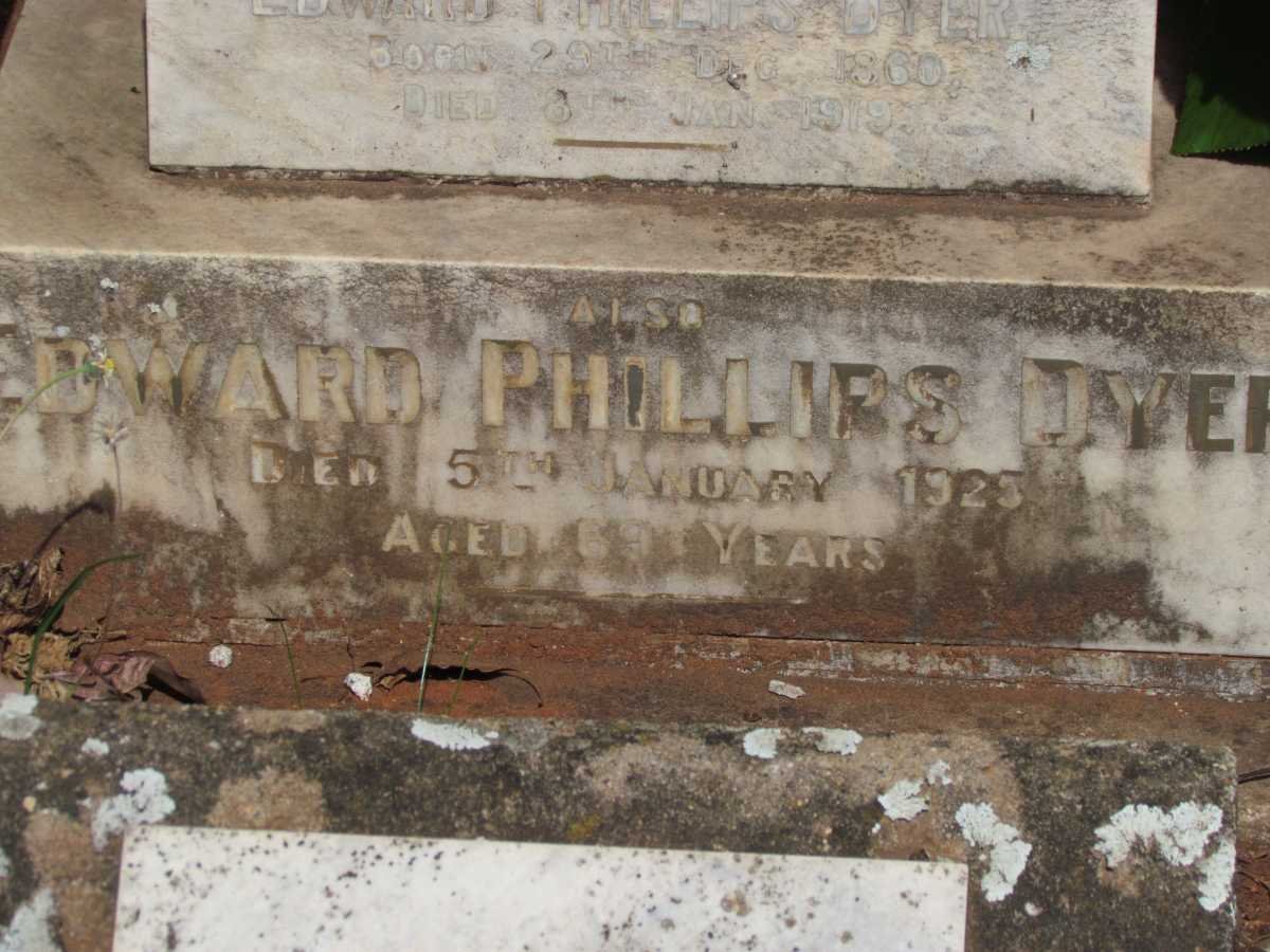 DYER Edward Philllips -1925