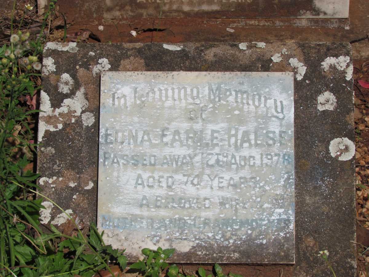 HALSE Edna Earle -1978