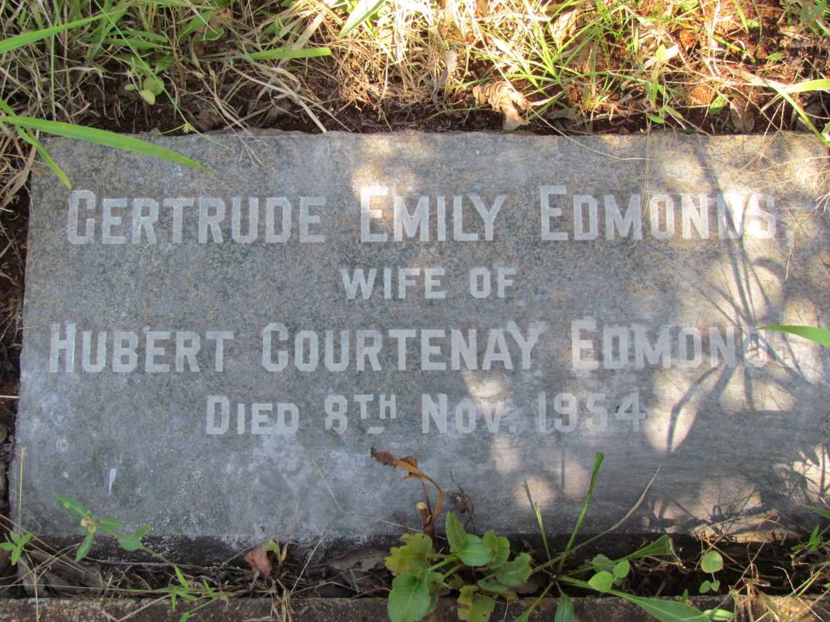 EDMONDS Gertrude Emily -1954