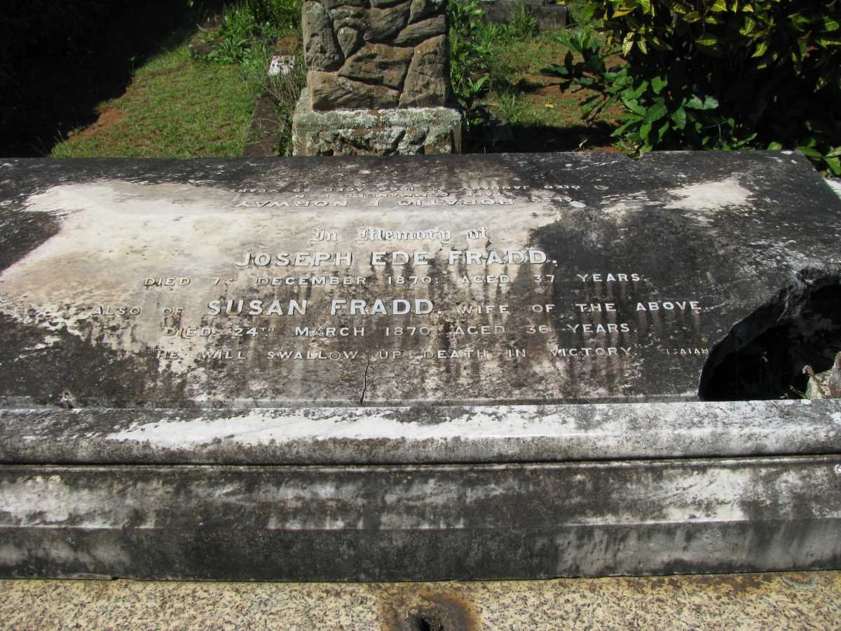 FRADD Joseph Ede -1870 &amp; Susan -1870