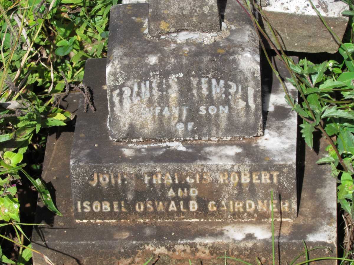 GAIRDNER Francis Temple