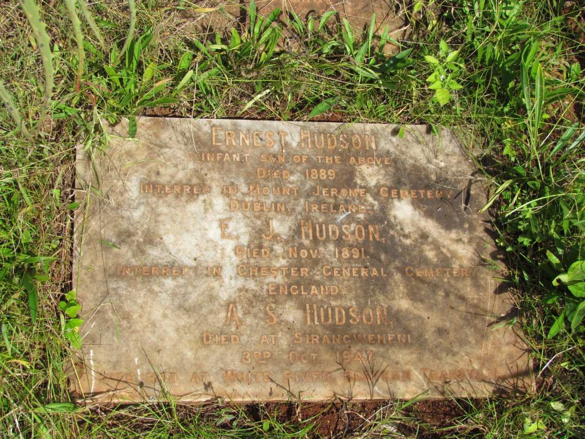 HUDSON Ernest -1889 :: HUDSON E.J. -1891 :: HUDSON A.S. -1947