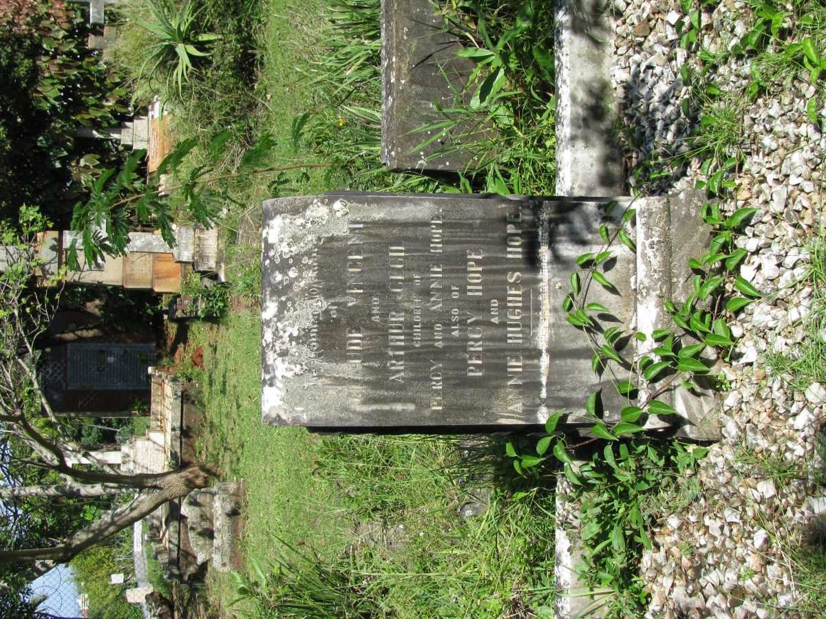 HOPE Percy &amp; Annie Hughes :: HOPE Claude Vincent :: HOPE Arthur Cecil
