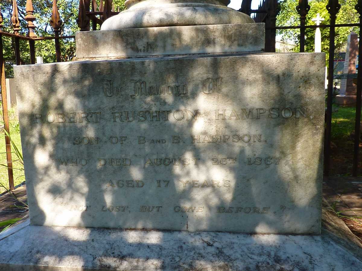 HAMPSON Robert Rushton -1867