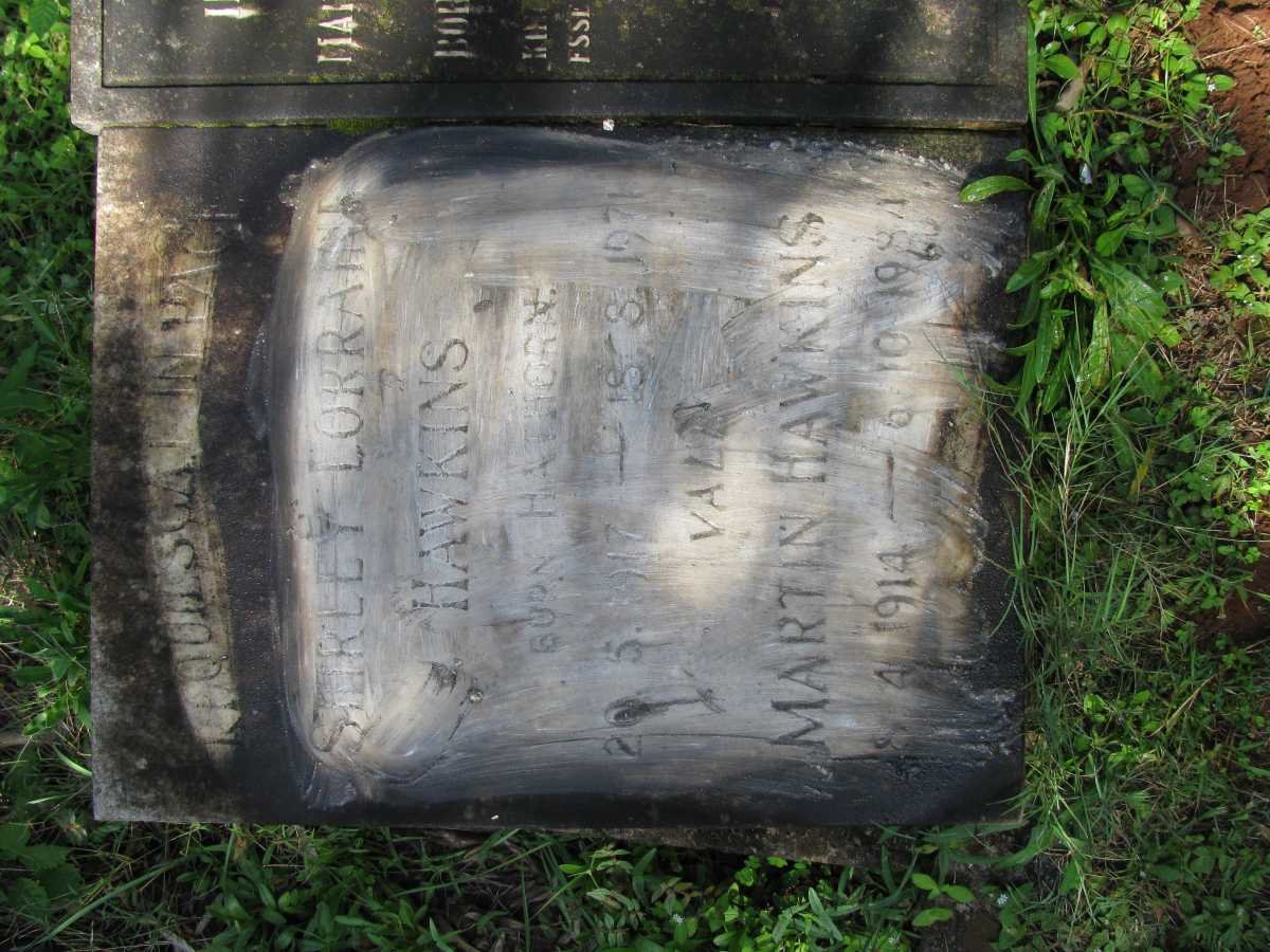 HAWKINS Martin 1914-1984 &amp; Shirley Lorraine HATHORN 1917-1971
