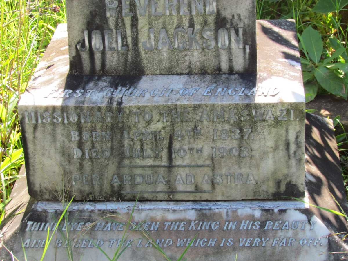 JACKSON Joel 1837-1903