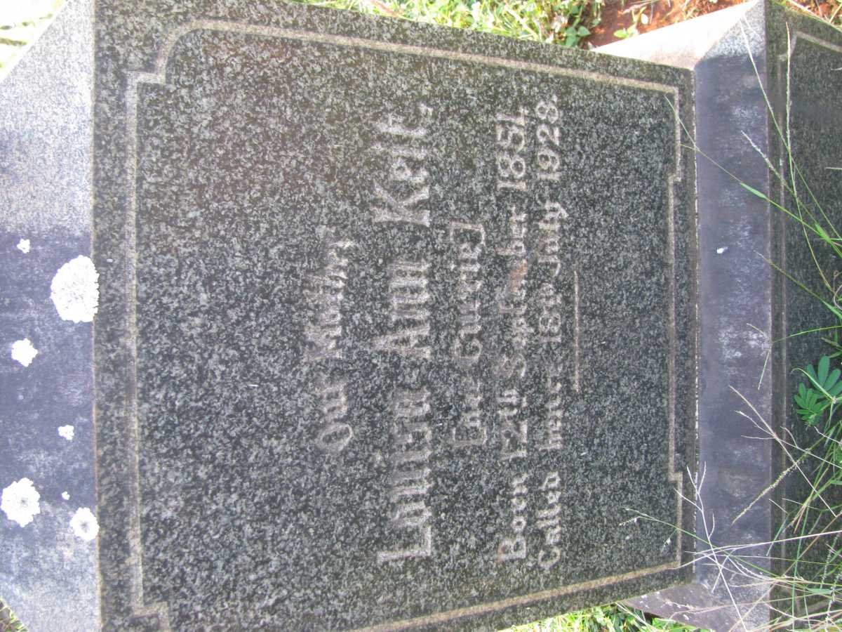 KEIT Louisa Ann nee CURRIE 1851-1928  