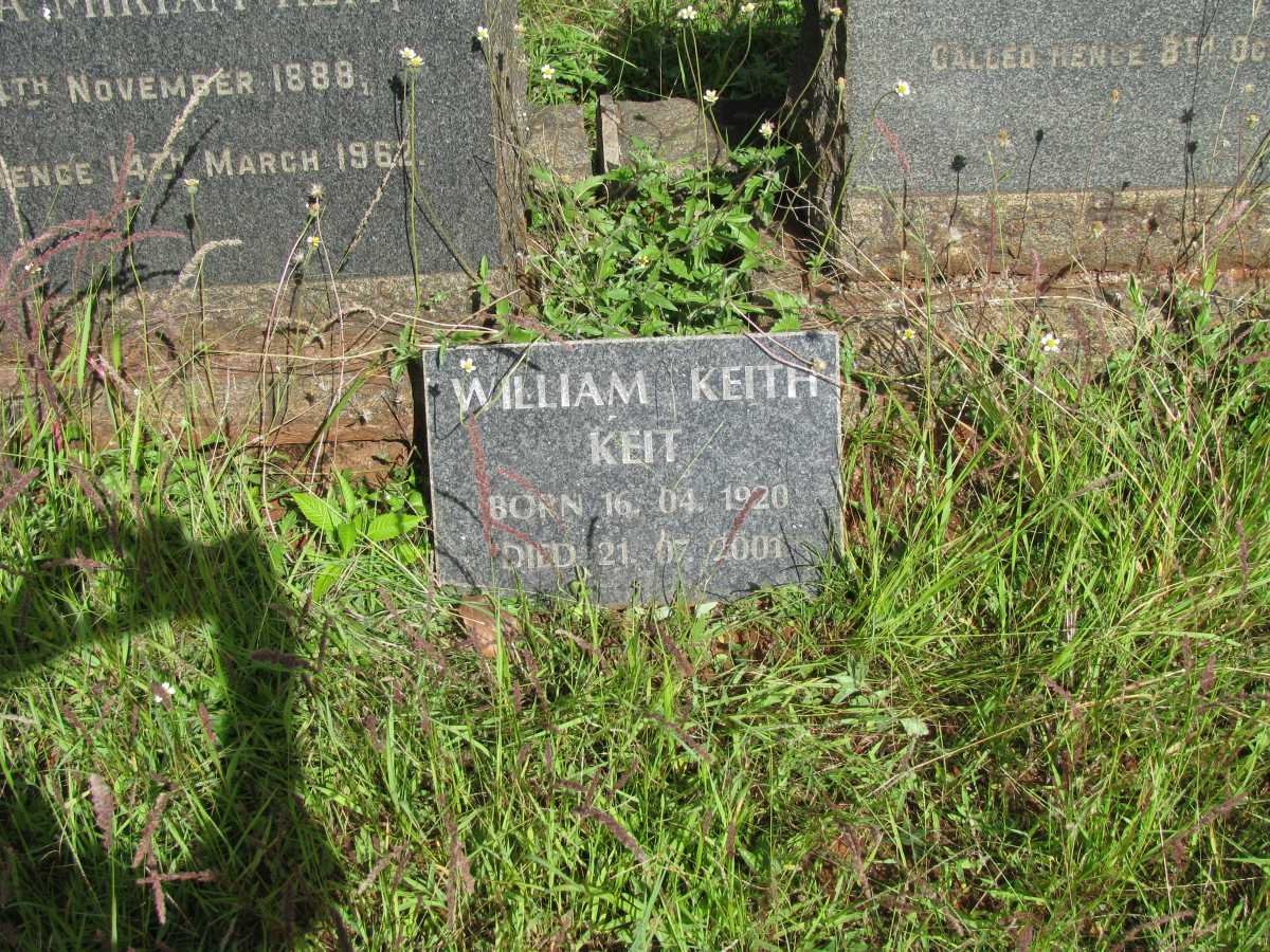 KEIT William Keith 1920-2001