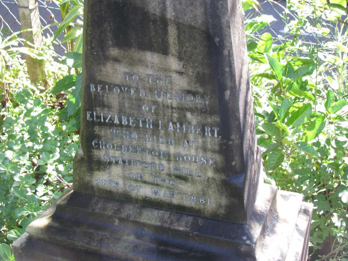 LAMBERT Elizabeth -1881