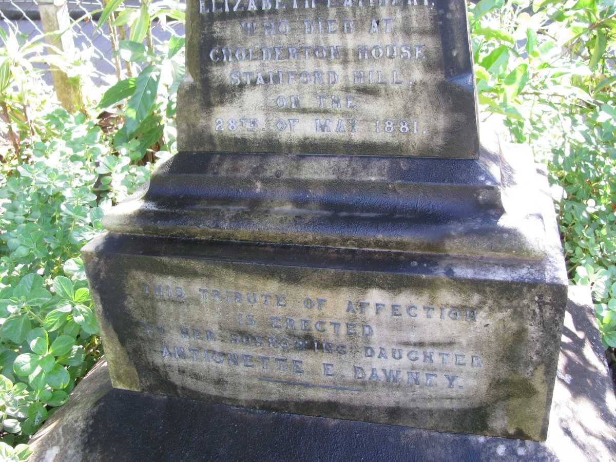 LAMBERT Elizabeth -1881