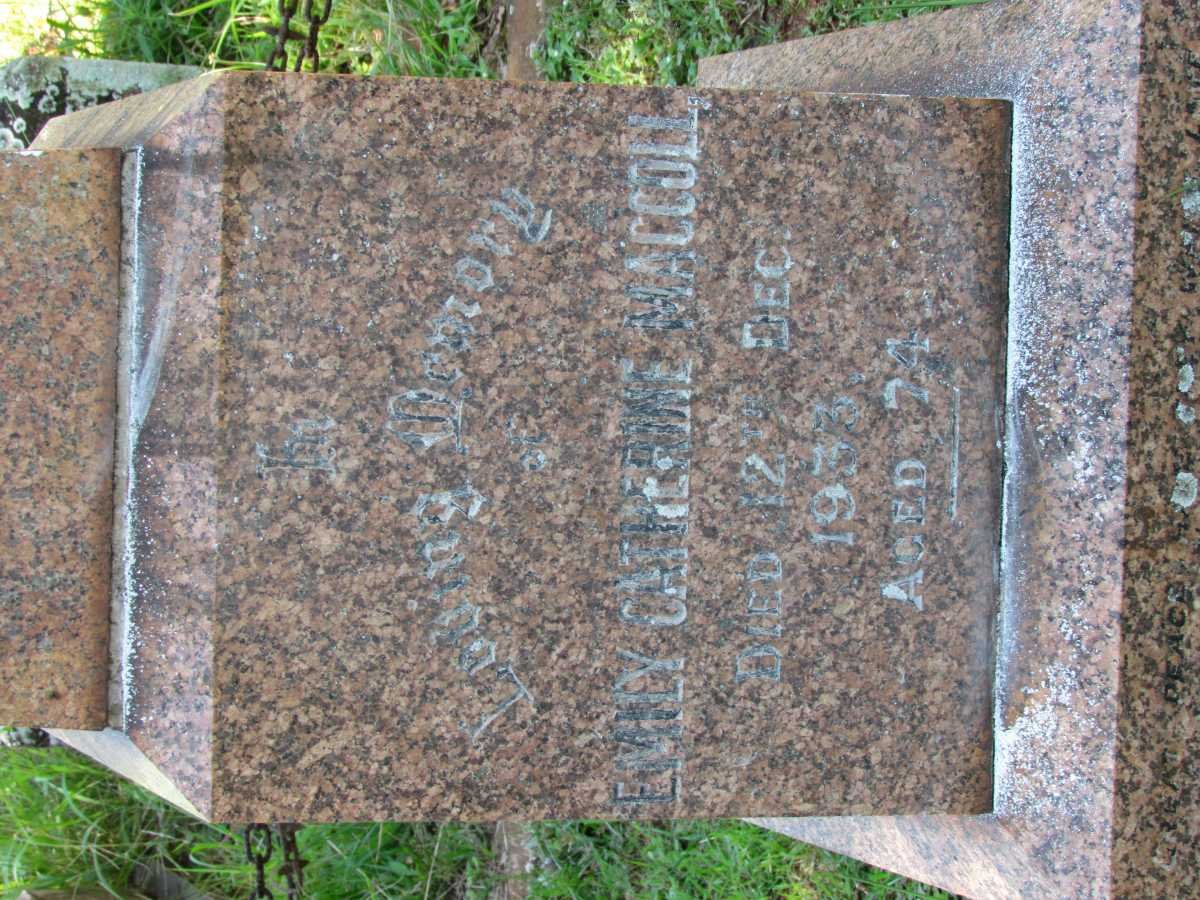 MACCOLL Emily Catherine -1933