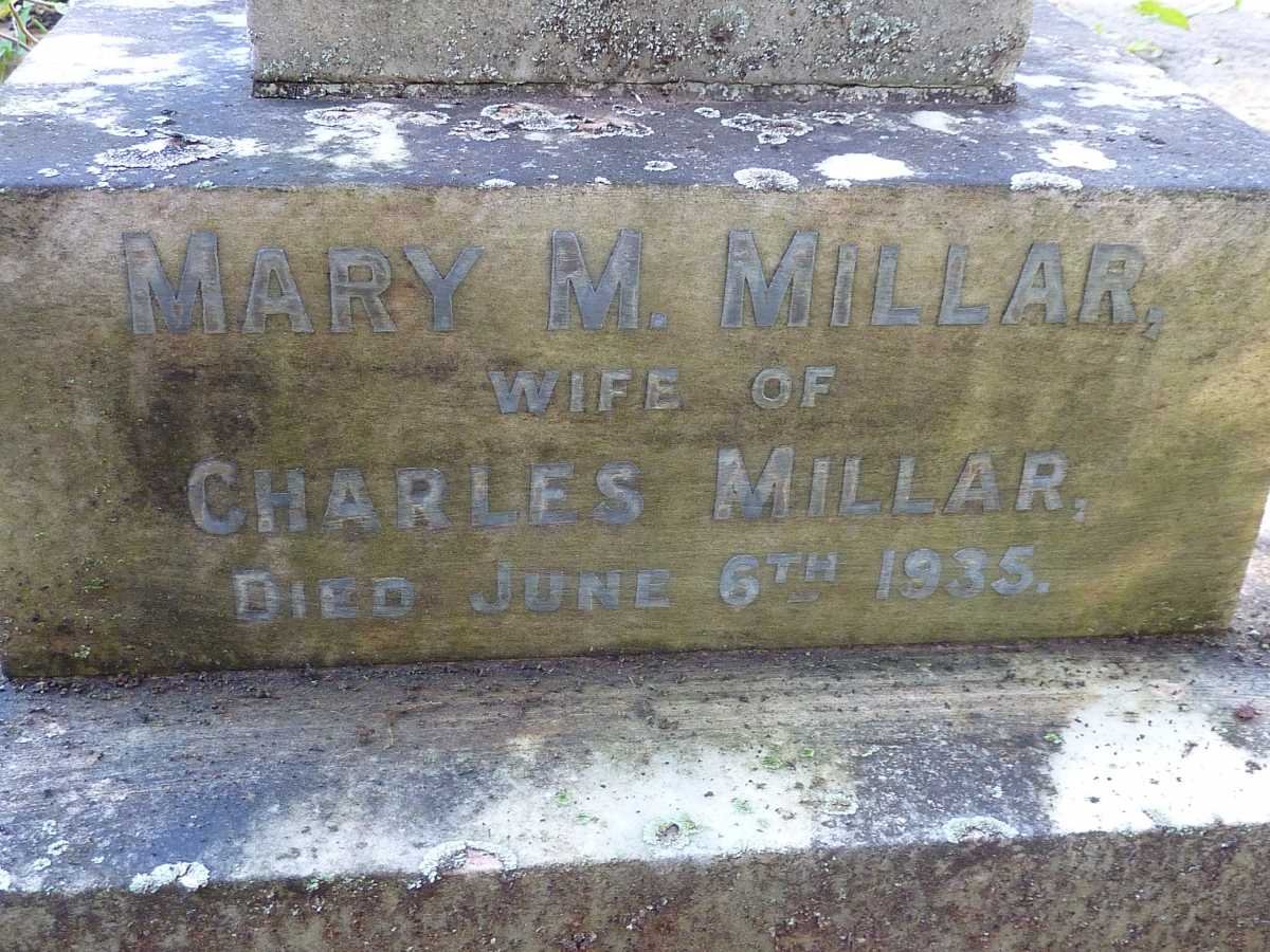 MILLAR Mary M. -1935