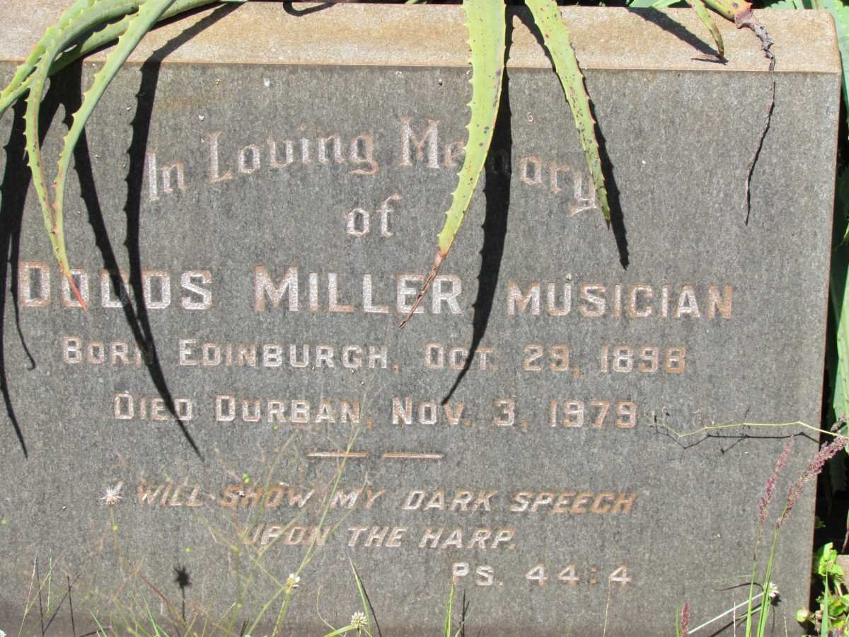 MILLER Dodds 1898-1979
