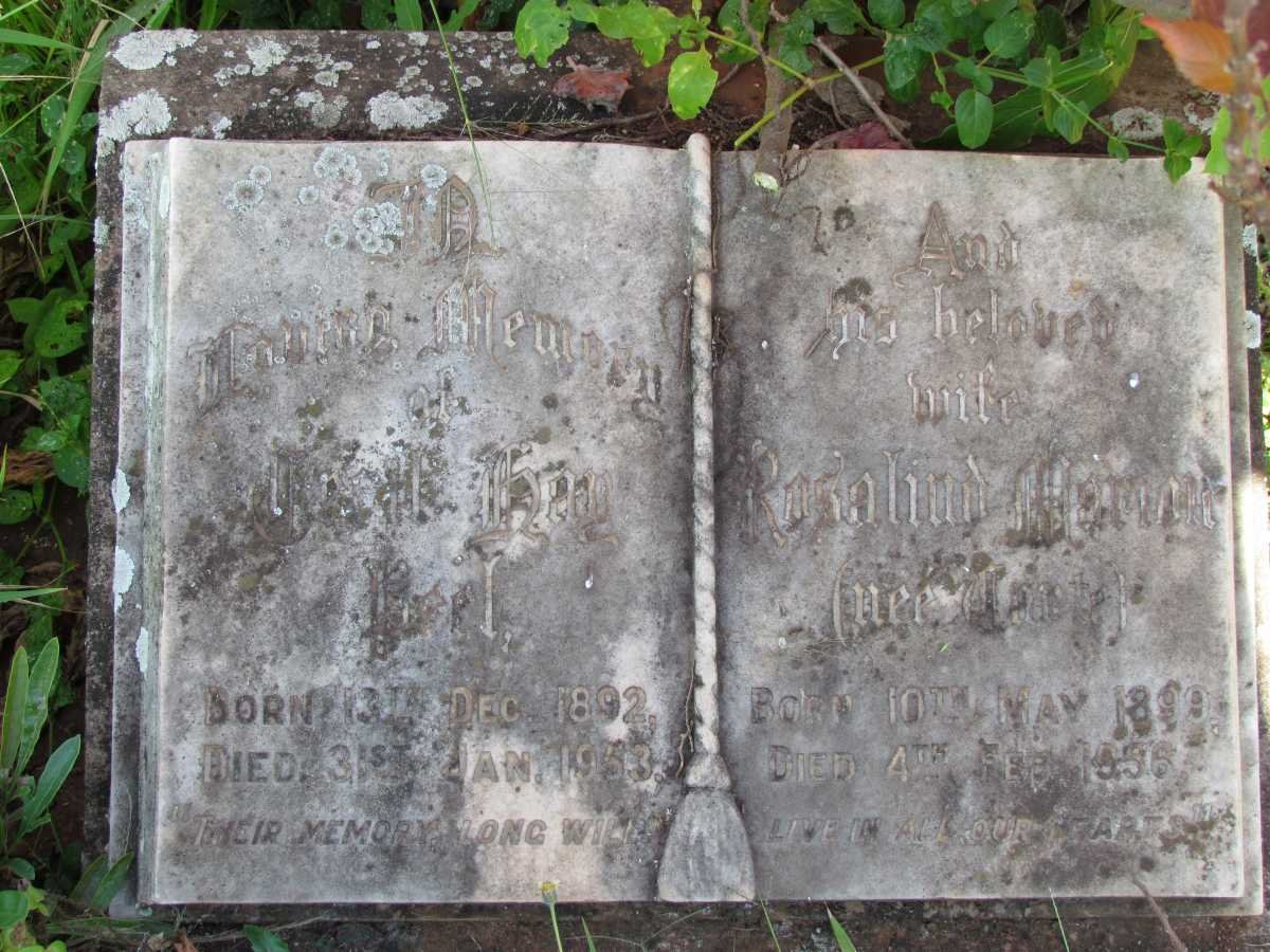 PEEL ? 1892-1953 &amp; Rosalind Marion  1899-1956