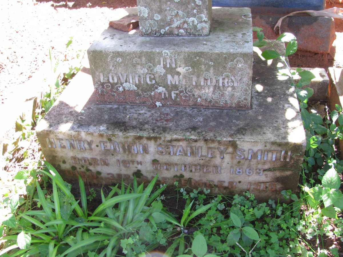 SMITH Henry Edwin Stanley 1869-1910
