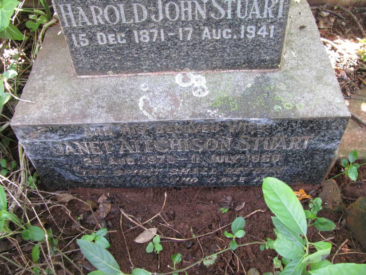 STUART Janet Aitchison 1870-1960