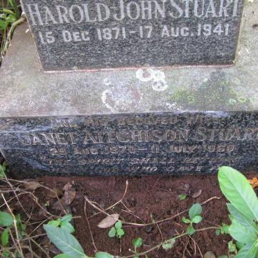STUART Janet Aitchison 1870-1960