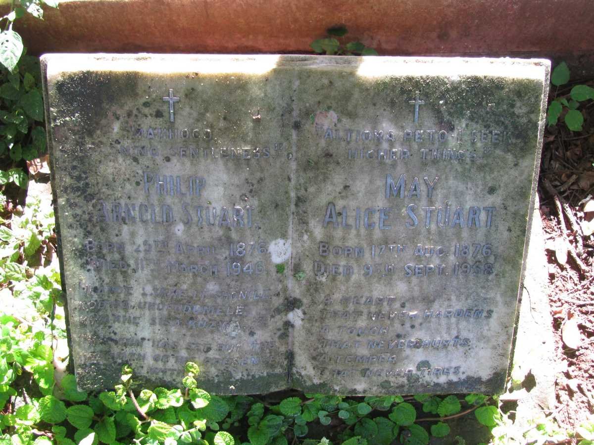 STUART Philip Arnold 1876-1946 &amp; May Alice 1876-1958