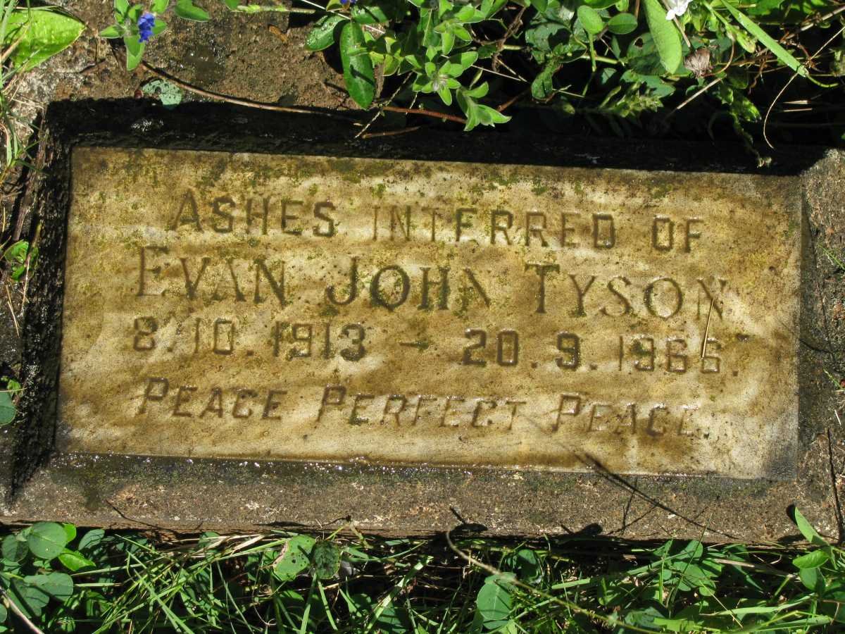TYSON Evan John 1913-1966