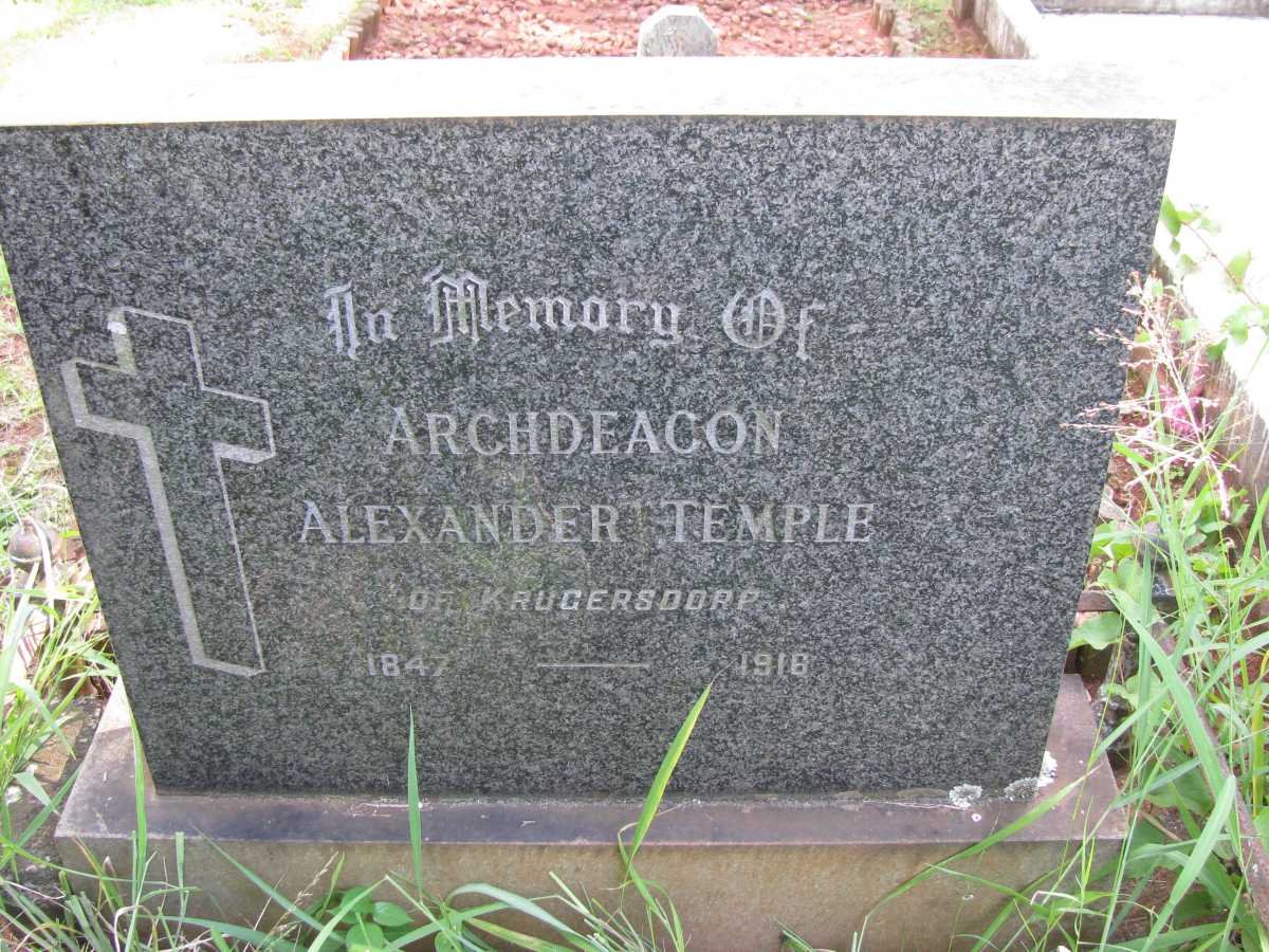 TEMPLE Alexander 1847-1916
