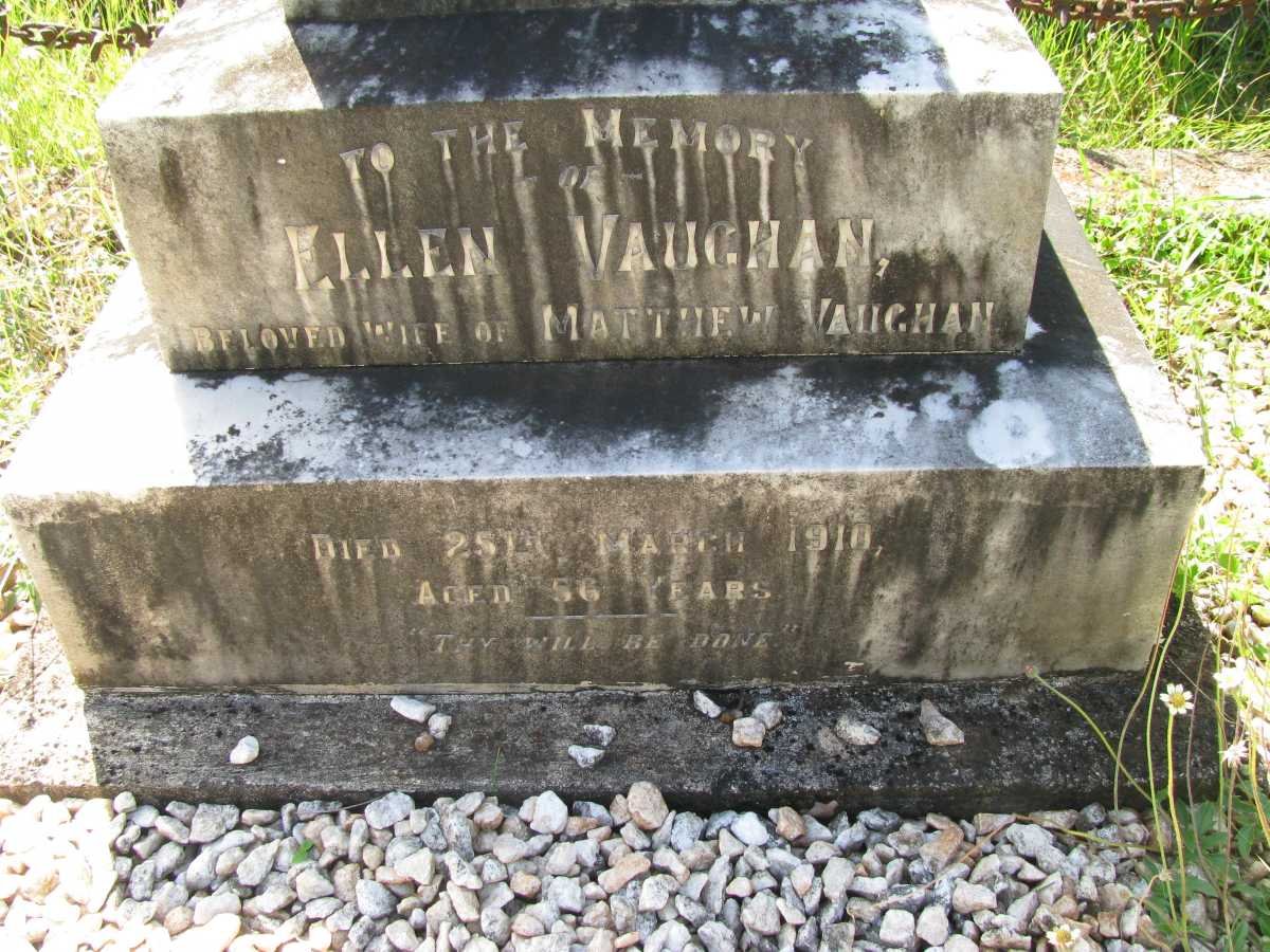 VAUGHAN Ellen -1910
