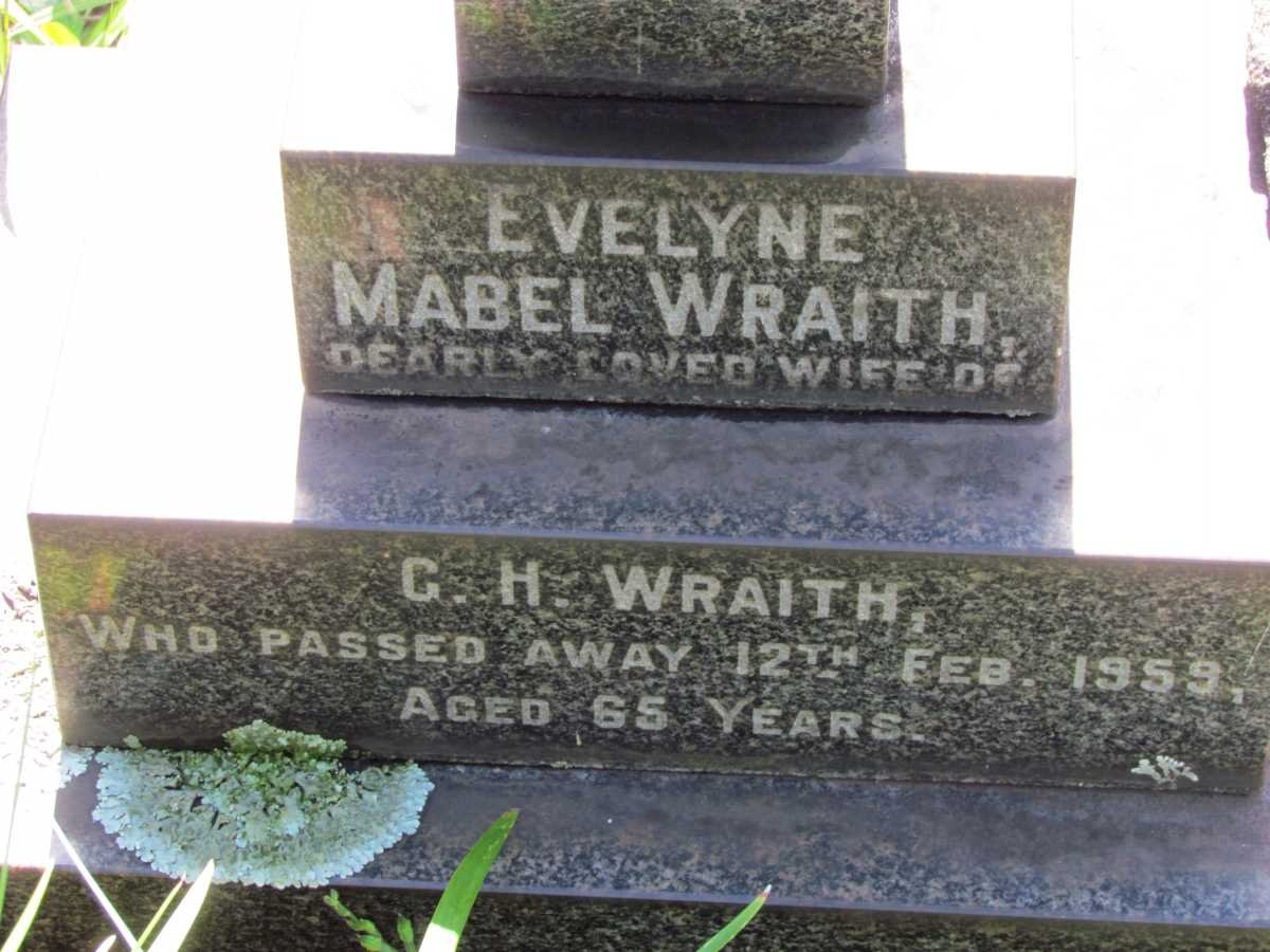 WRAITH Evelyne Mabel -1959