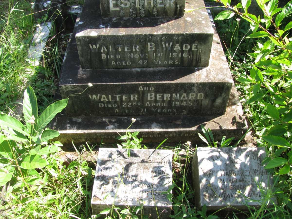 WADE Walter Bernard -1945 &amp; Esther -1916
