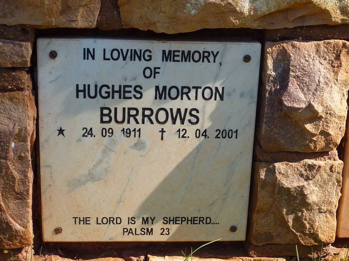 BURROWS Hughes Morton 1911-2001