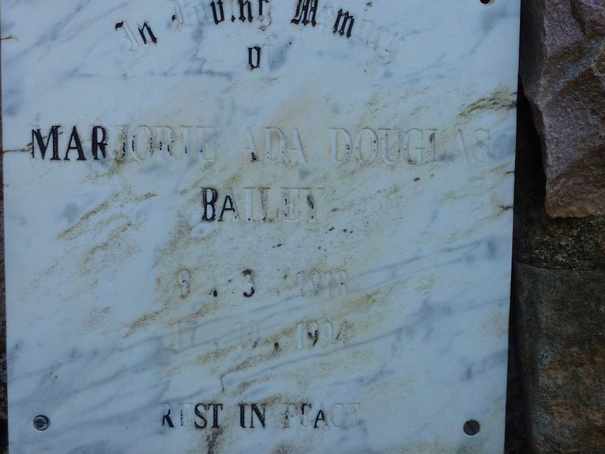 BAILEY Marjorie Ada Douglas 1918-1994