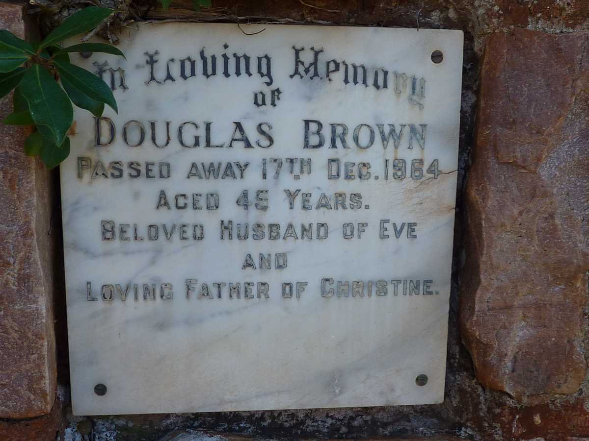 BROWN Douglas -1964