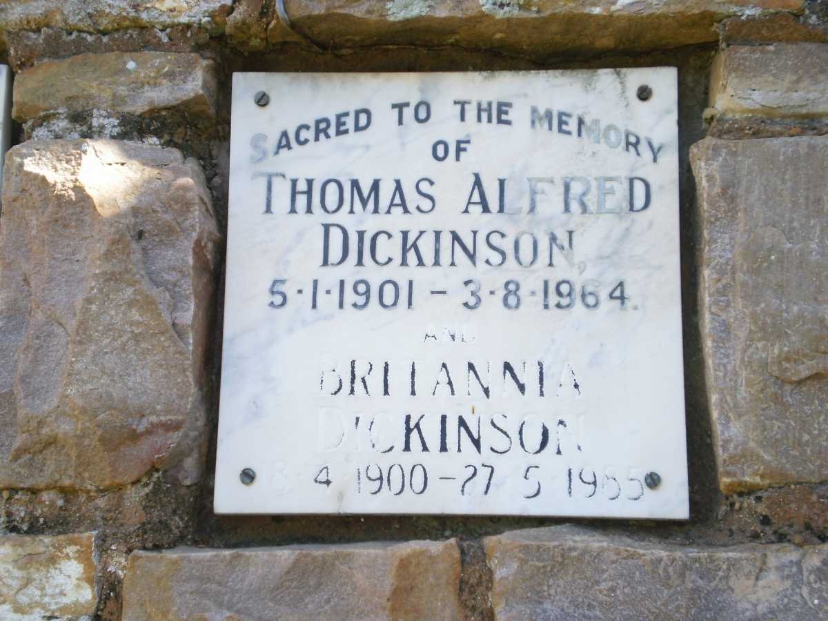 DICKINSON Thomas Alfred 1901-1964 &amp; Britannia 1900-1985