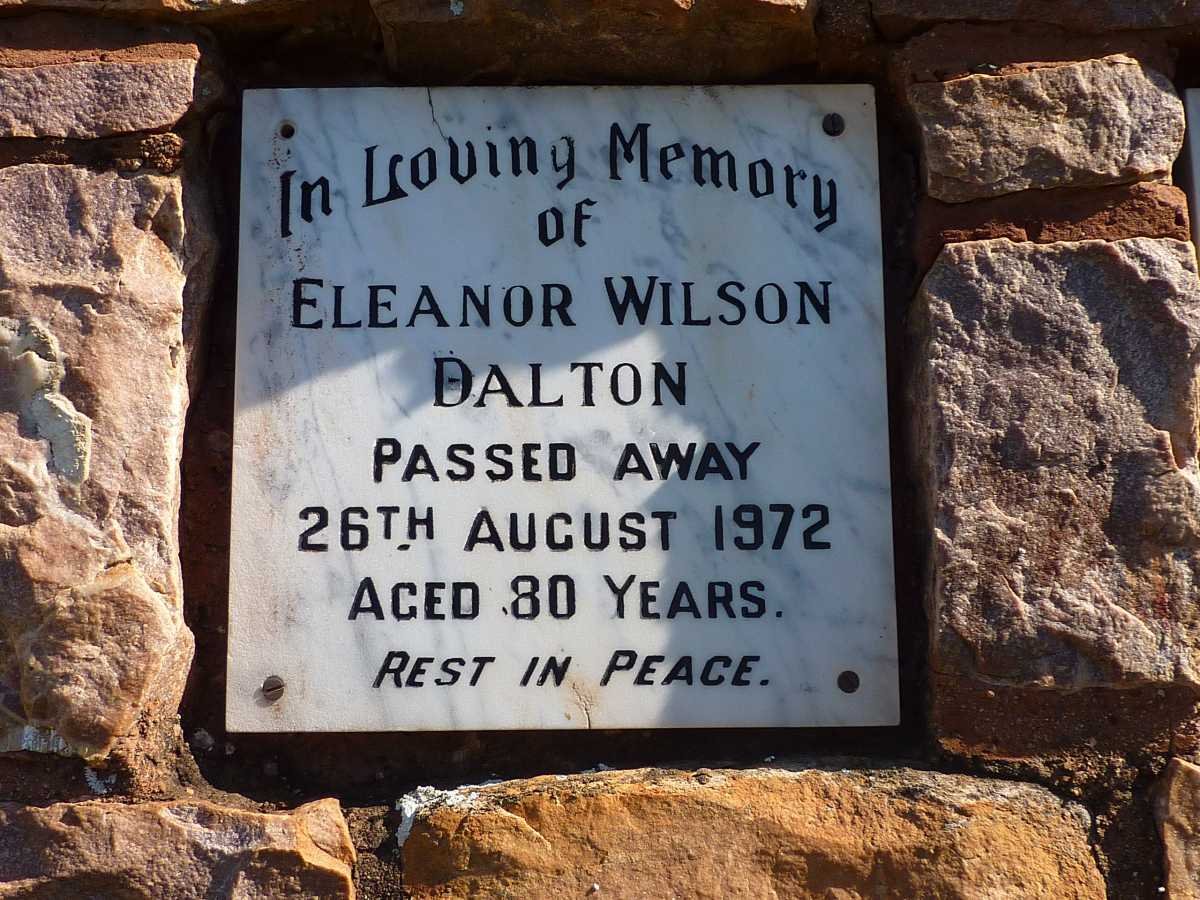 DALTON Eleanor Wilson -1972