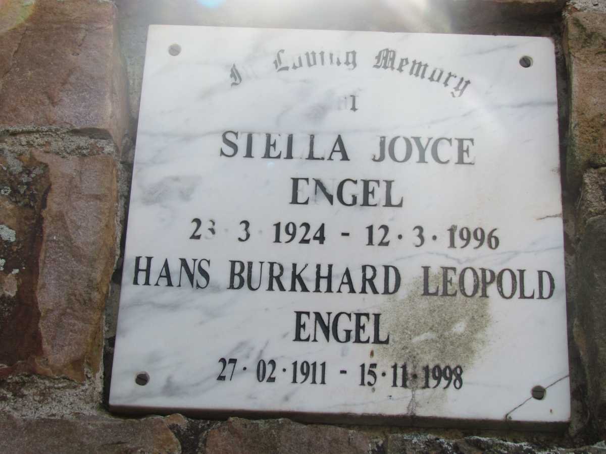 ENGEL Hans Burkhard Leopold 1911-1998 &amp; Stella Joyce 1924-1996