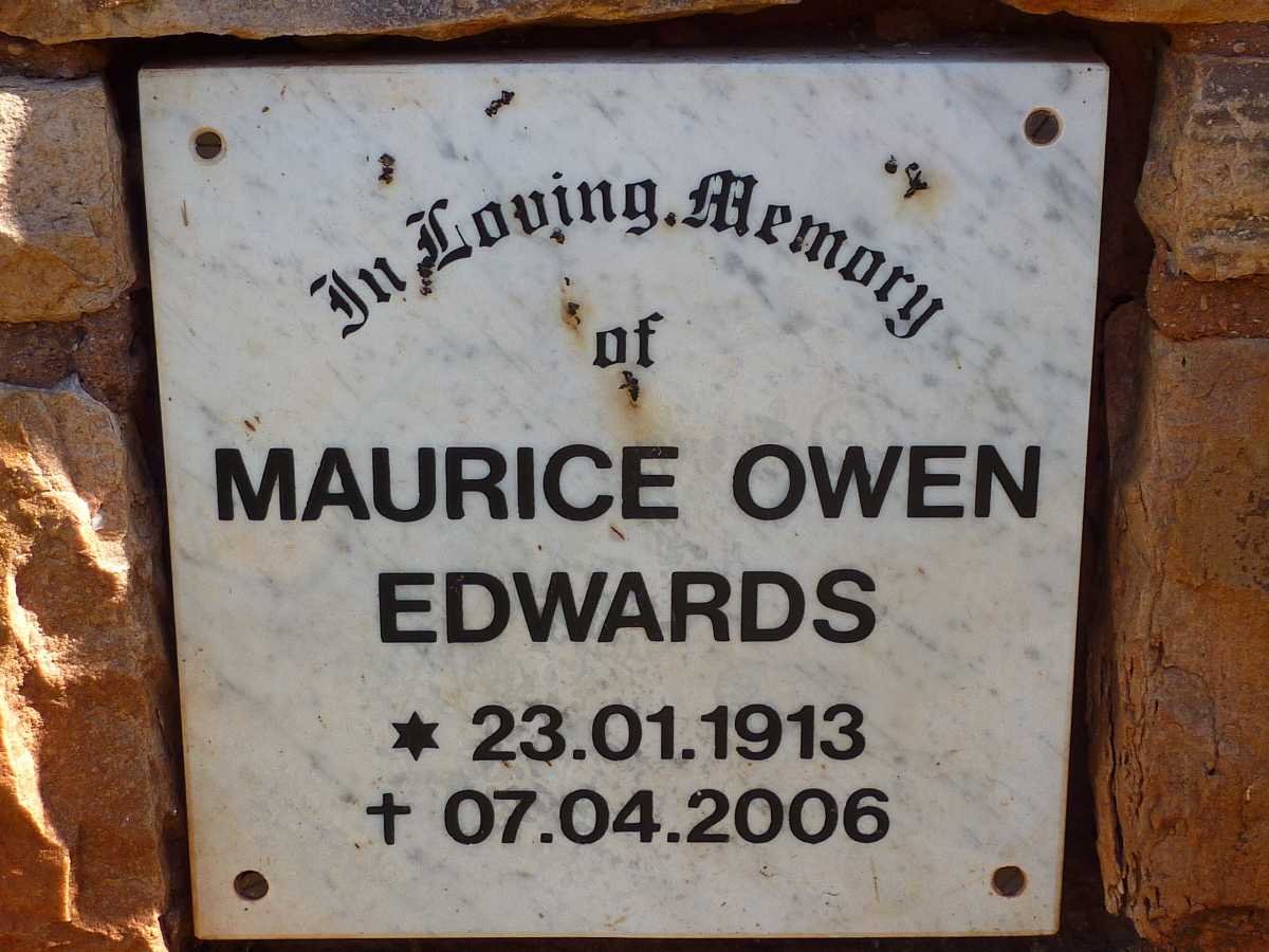 EDWARDS Maurice Owen 1913-2006