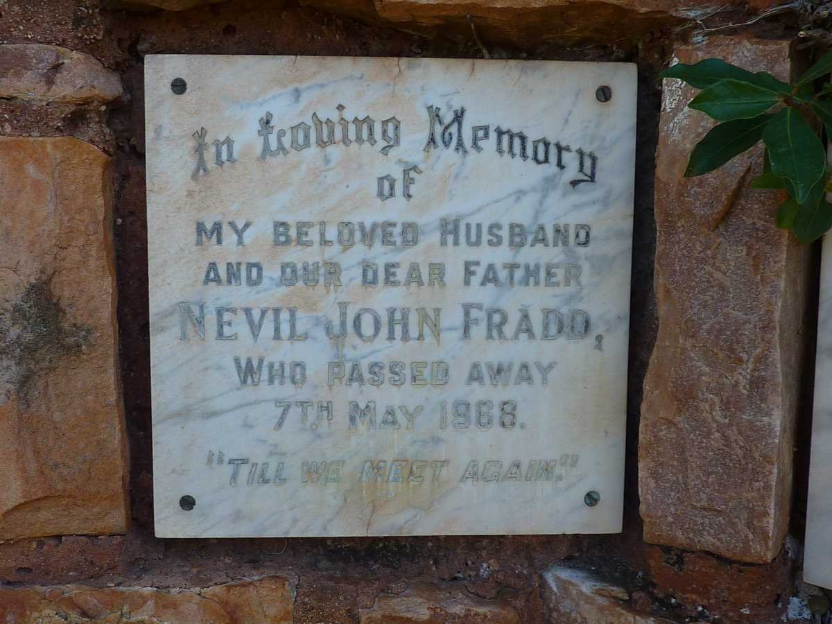 FRADD Nevil John -1968 
