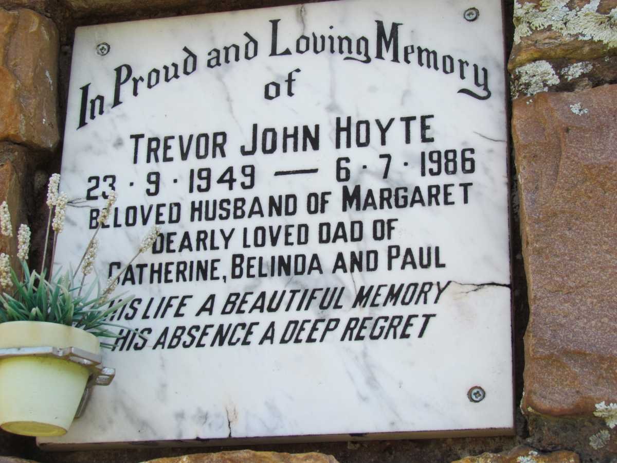 HOYTE Trevor John 1949-1986