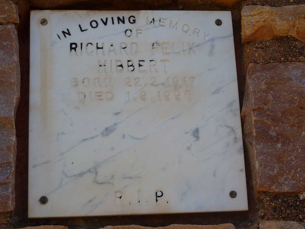 HIBBERT Richard Felix 1917-1986