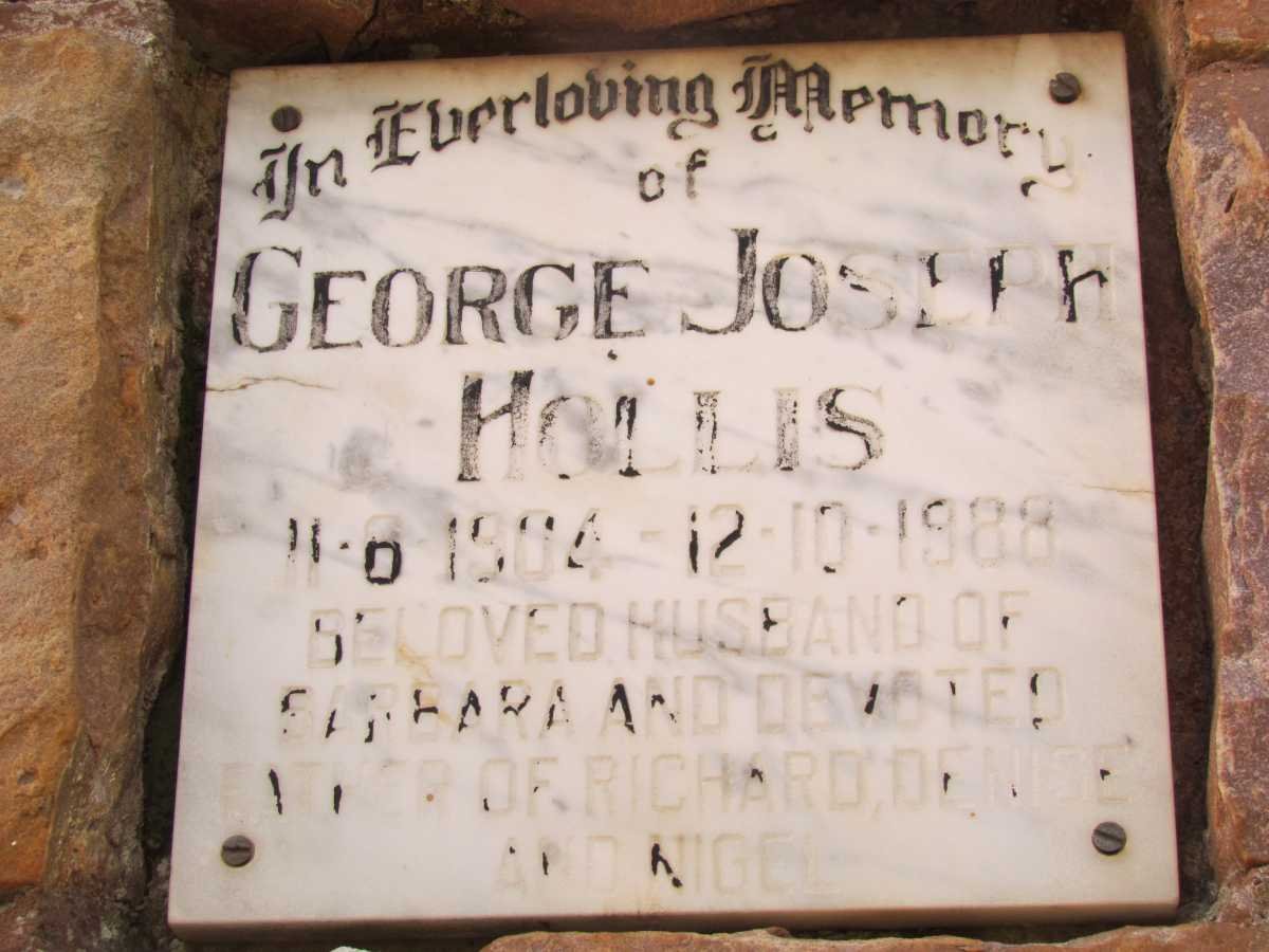 HOLLIS George Joseph 1904-1988