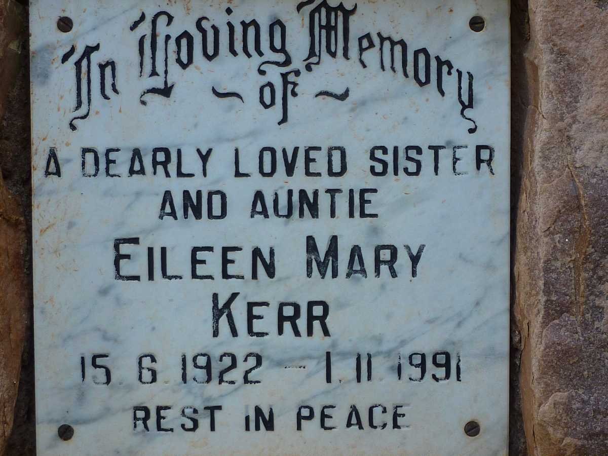 KERR Eileen Mary 1922-1991