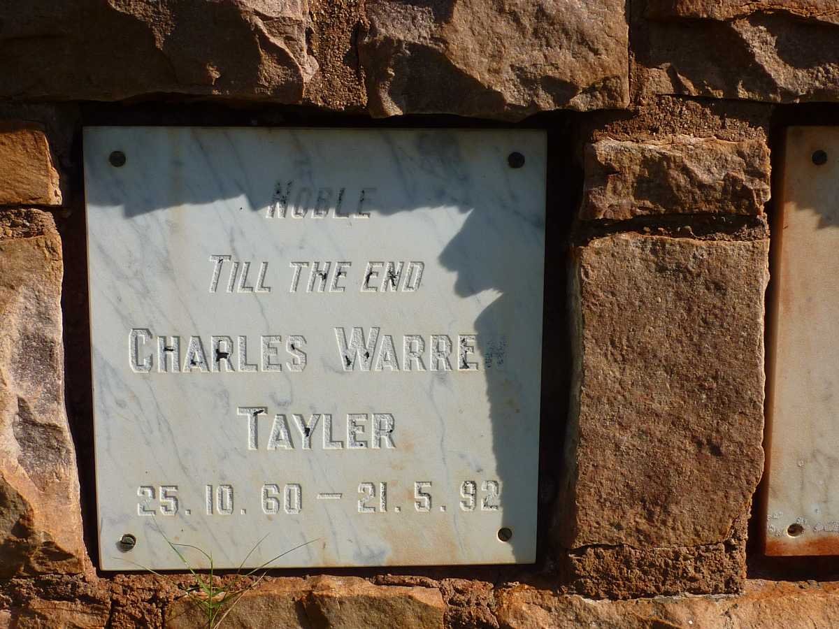 TAYLER Charles Warren 1960-1992