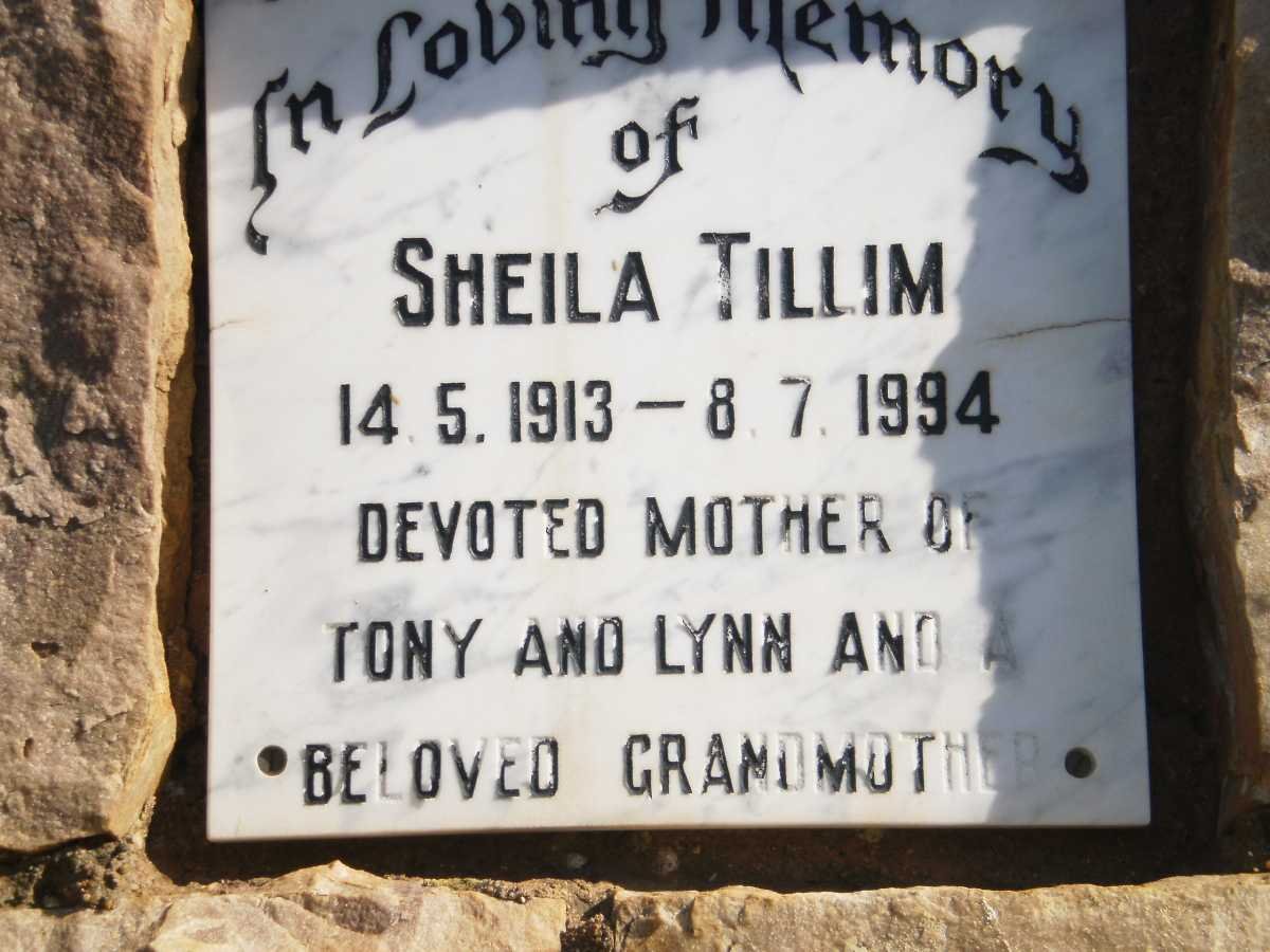 TILLIM Sheila 1913-1994