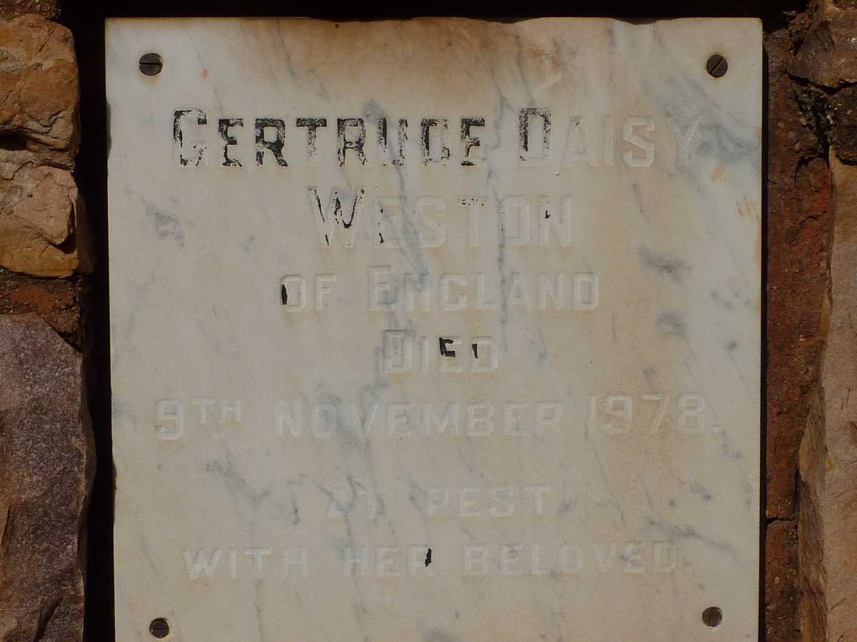 WESTON Gertrude Daisy -1972