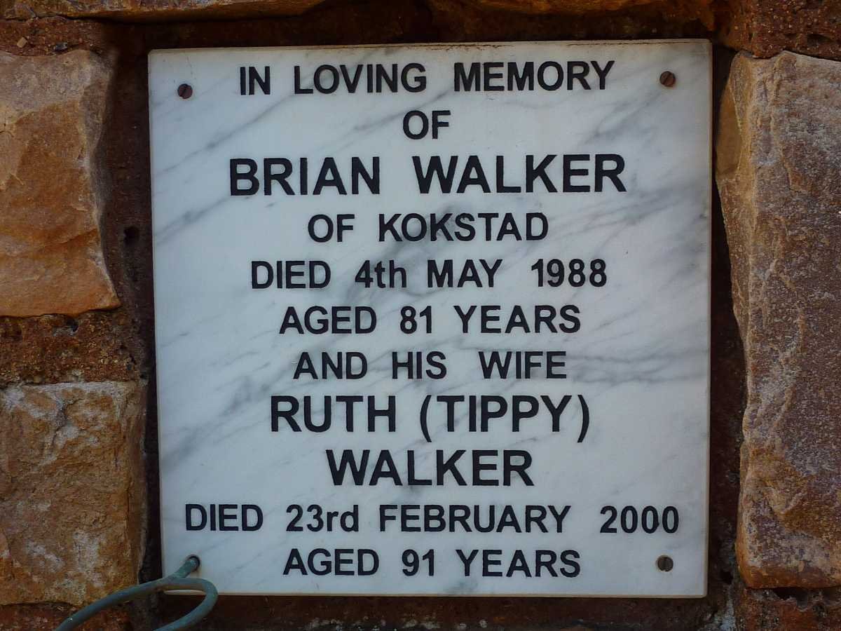 WALKER Brian -1988 &amp; Ruth -2000