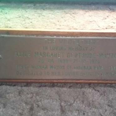 MAYTON Alice Margaret Gertrude 1899-1979