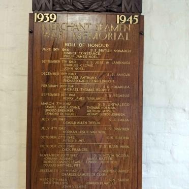 1. Merchant Seaman War Memorial 1939-1945