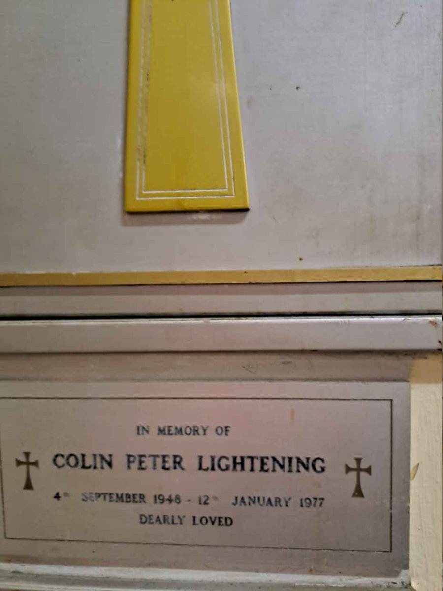 LIGHTENING Colin Peter 1948-1977