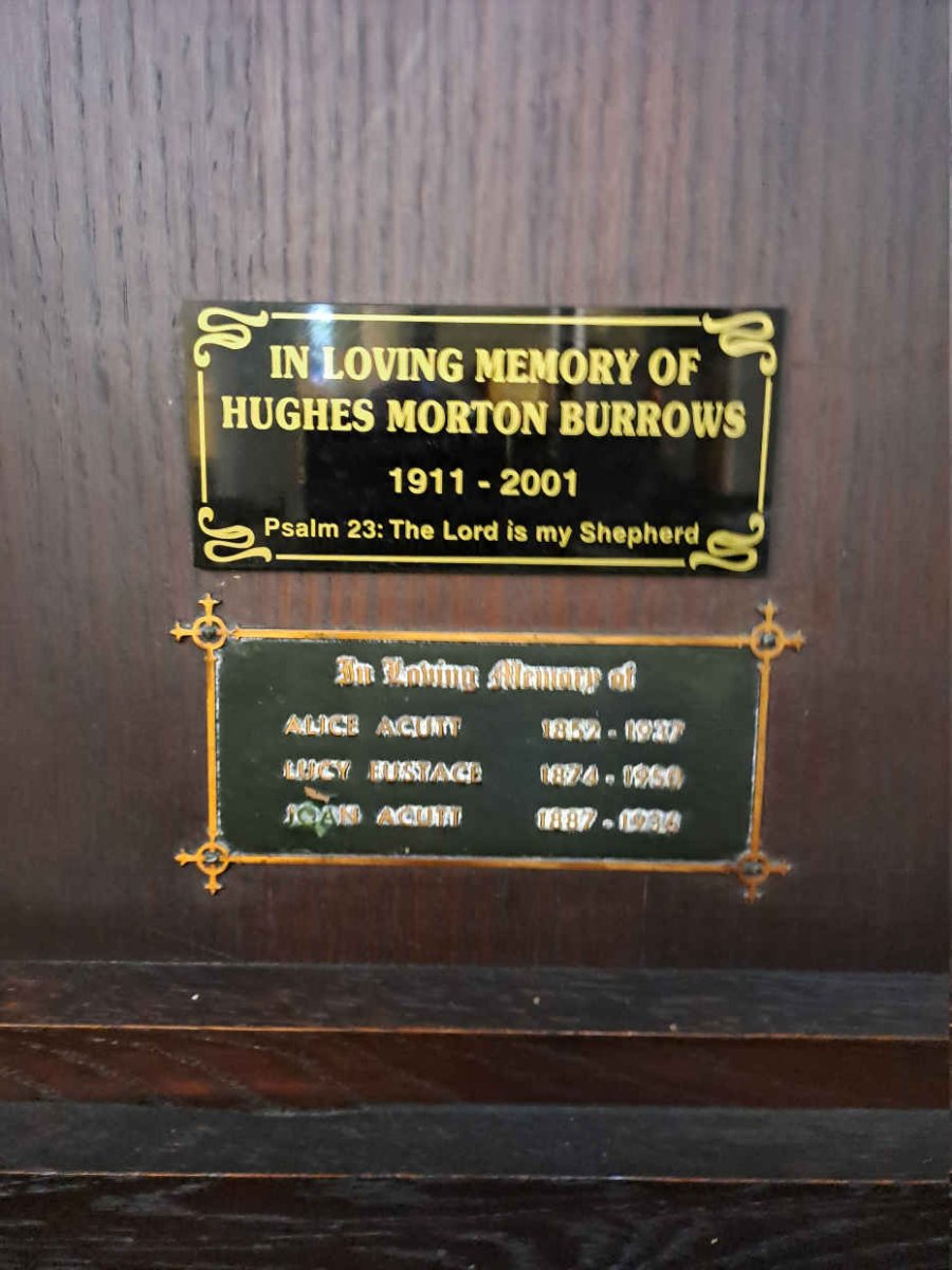 BURROWS Hughes Morton 1911-2001 :: ACUTT Alice 1852-1937 :: EUSTACE Lucy 1874-1950 :: ACUTT Joan 1887-1936