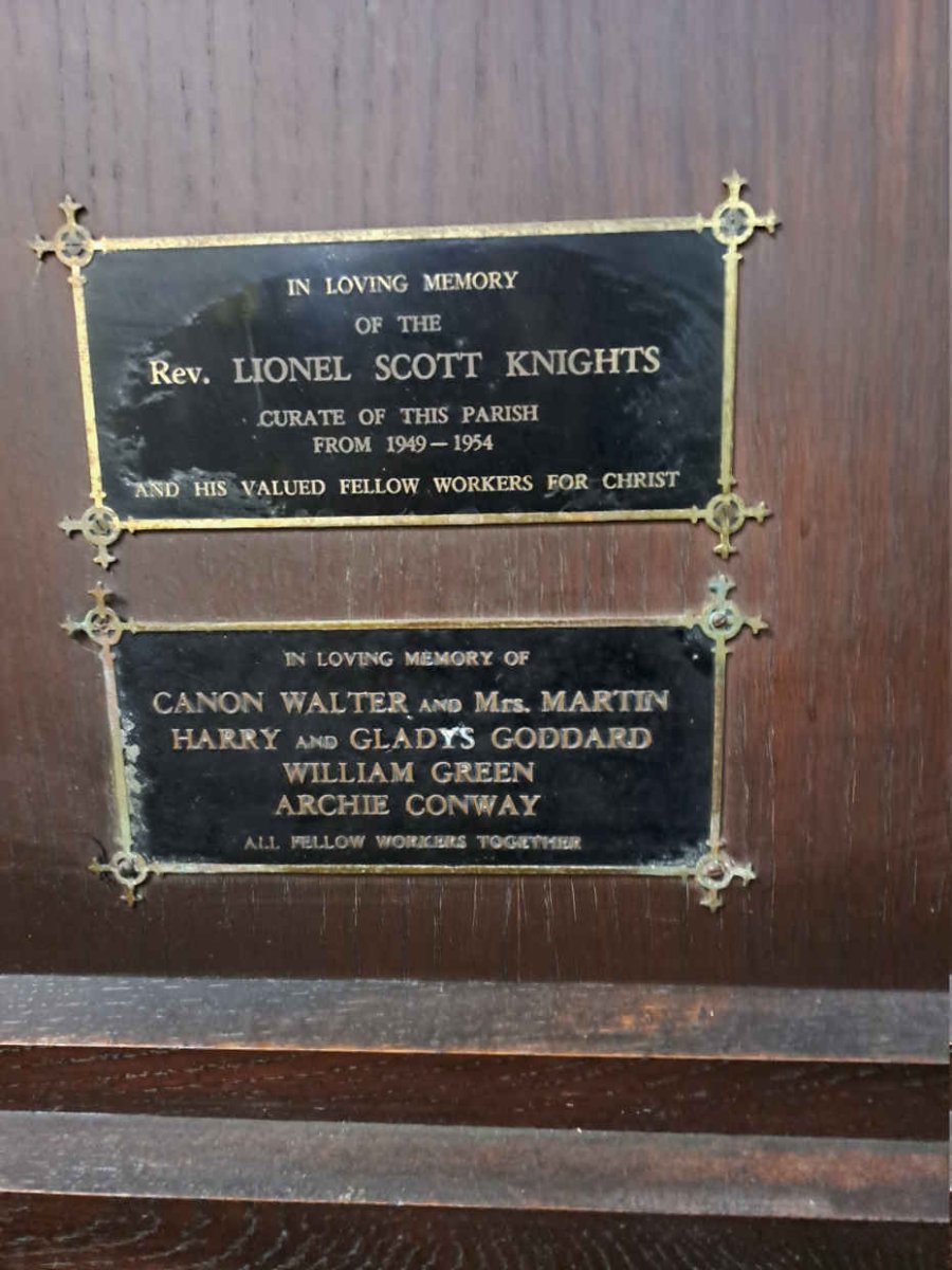 KNIGHTS Lionel Scott :: WALTER Canon & Mrs MARTIN :: GODDARD Harry & Gladys :: GREEN William :: CONWAY Archie