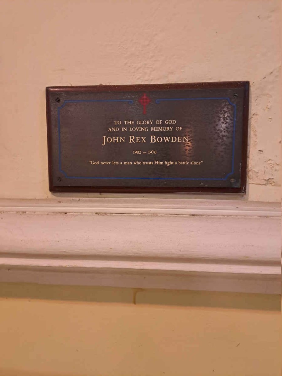 BOWDEN John Rex 1902-1970