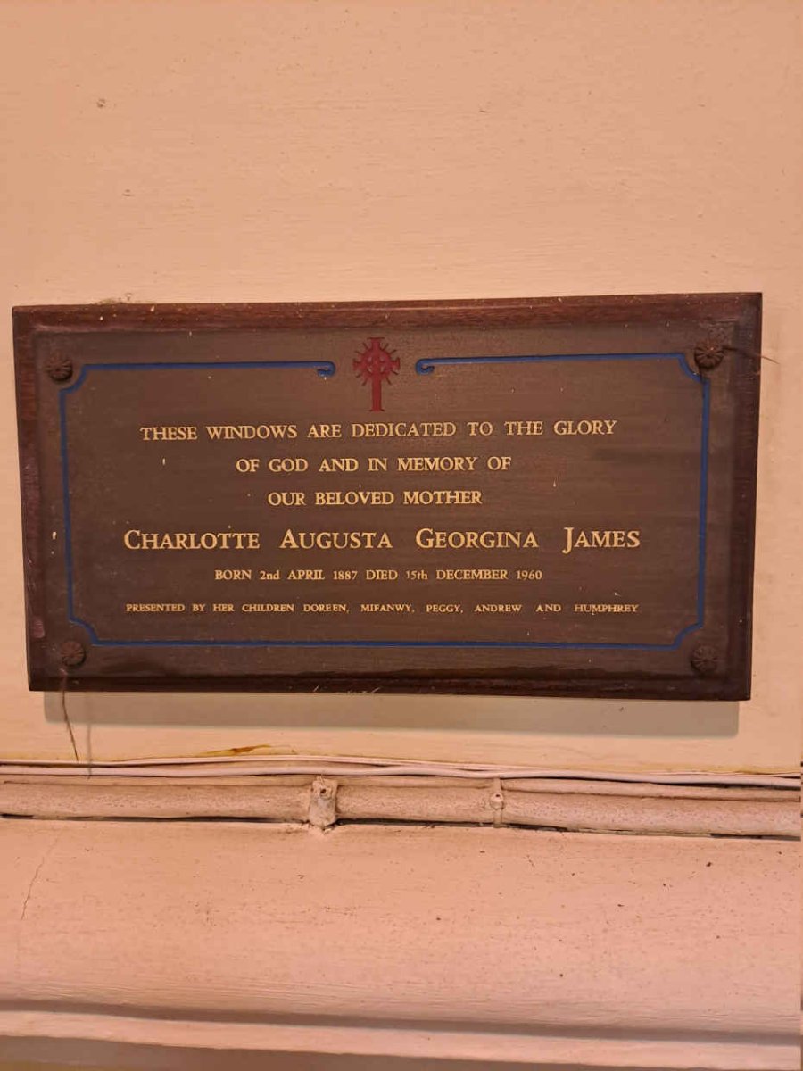 JAMES Charlotte Augusta Georgina 1887-1960